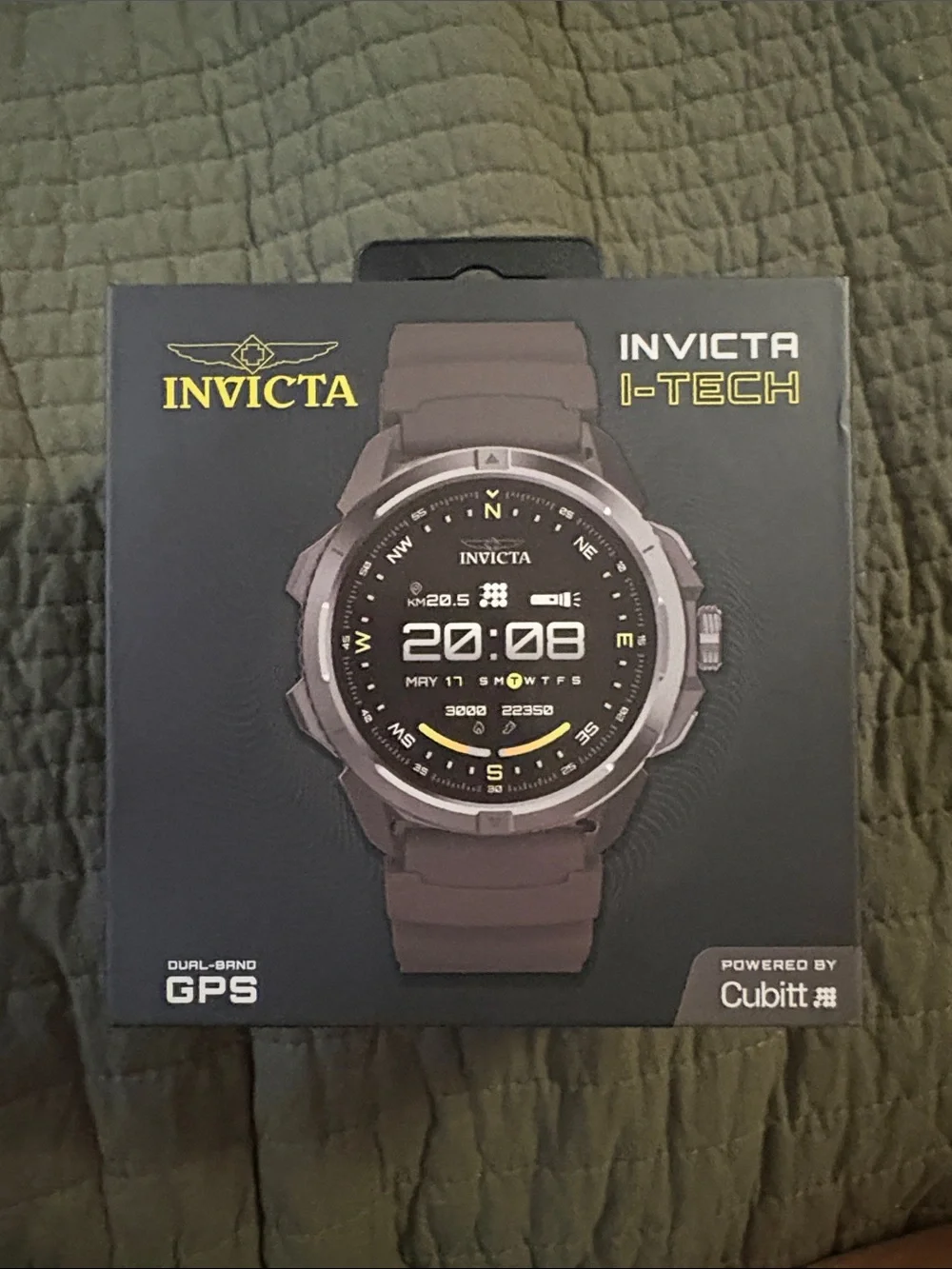Invicta I-TECH Smartwatch - Black and Yellow Accents 53 mm watch face